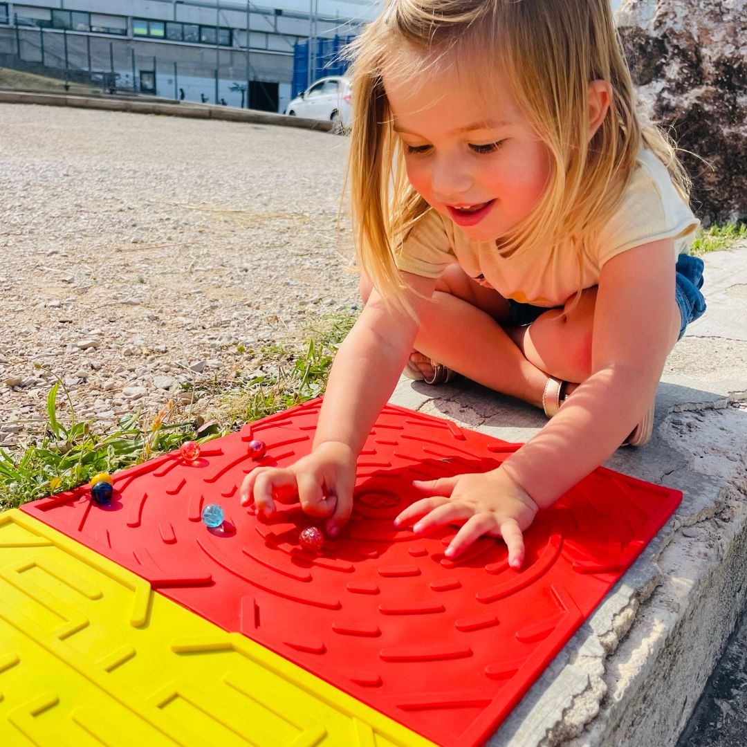 Game Plak' jeux de billes "Eclair Orange"