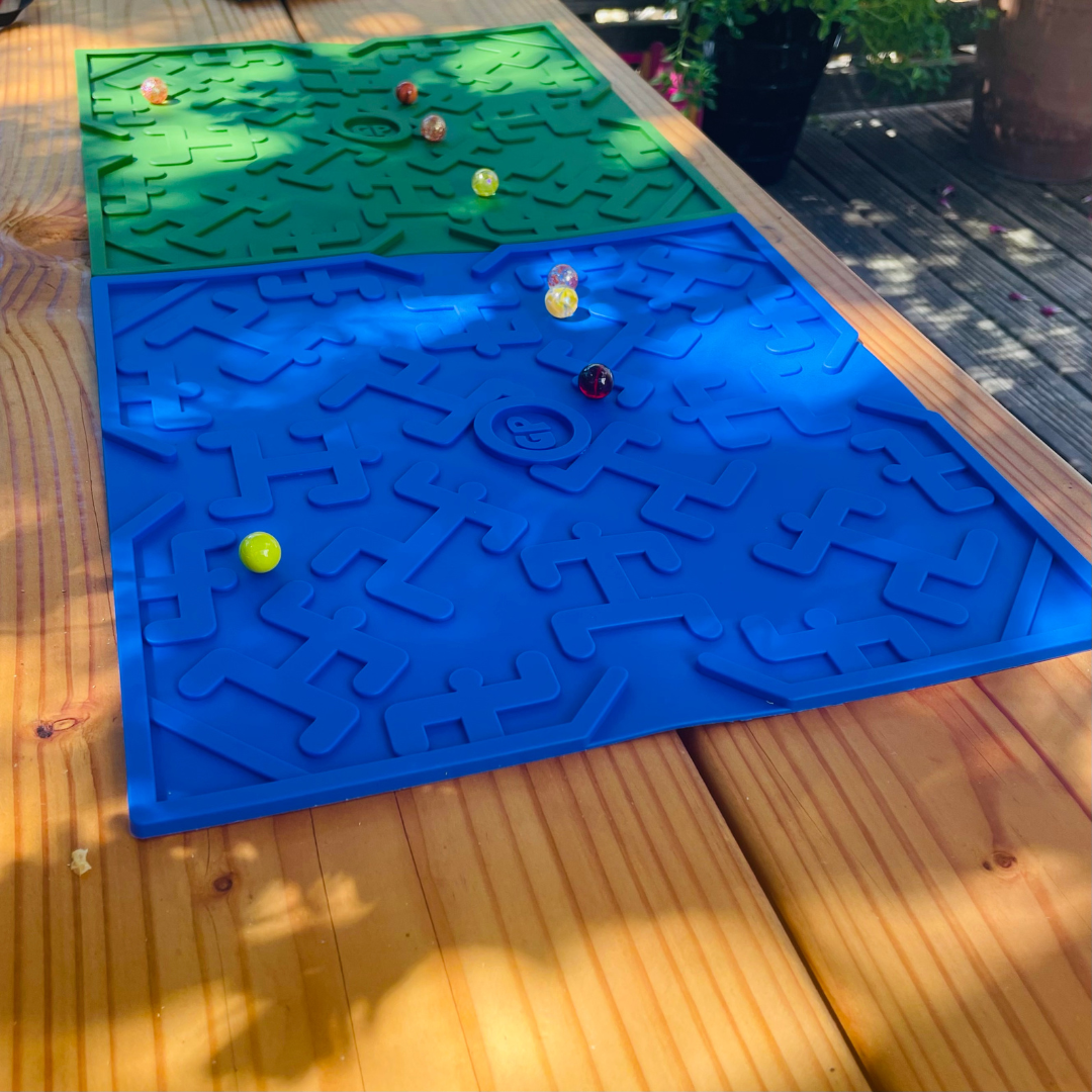 Game Plak' jeux de billes "Tiki Bleue"