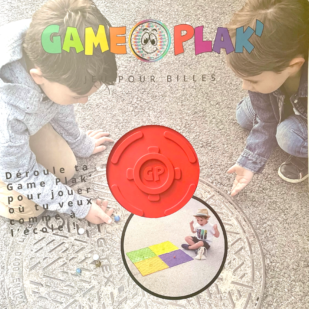 Game Plak' jeux de billes "Target rouge"