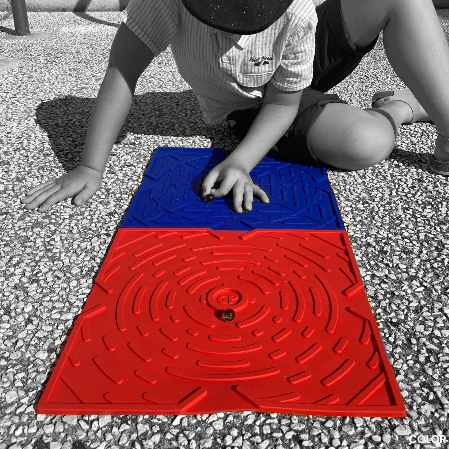 Game Plak' jeux de billes "Target rouge"