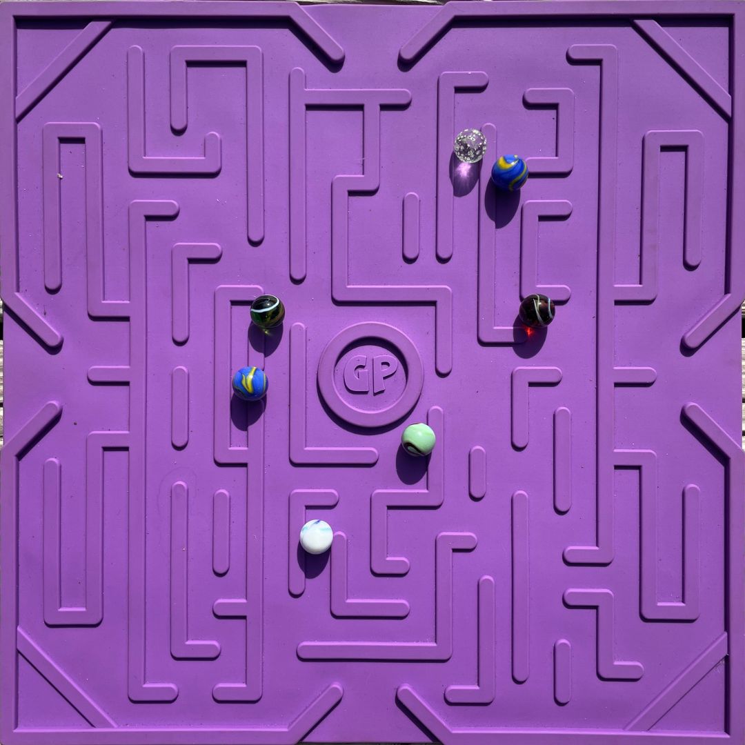 Game Plak' jeux de billes "Laby Violette"